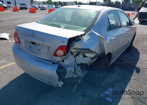 2009 Toyota Corolla Le from USA, damaged, VIN JTDBL40E599040134